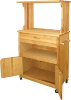 Thumbnail for your product : Catskill Craft Natural Finish Microwave Cart