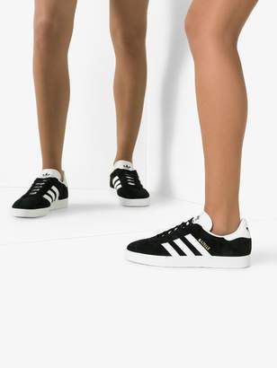 adidas black Originals Gazelle suede sneakers