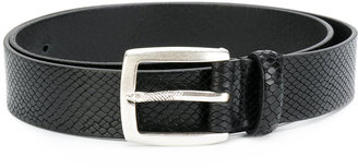 Just Cavalli textured buckle belt