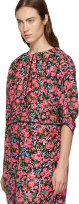 Marc Jacobs Multicolor Crop Shoulder Dress