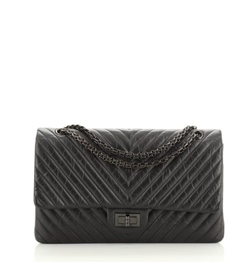 chanel 2.55 reissue so black