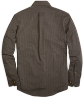 Thumbnail for your product : Brooks Brothers BrooksFlannel® Regular Fit Patched Sport Shirt