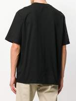 Thumbnail for your product : Dirk Bikkembergs sheer panel printed T-shirt