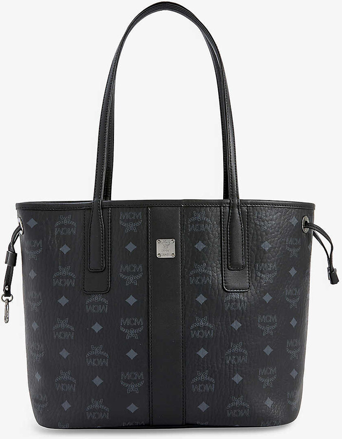 MCM Liz small coated canvas and leather shoulder bag ShopStyle