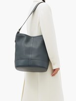 Thumbnail for your product : Hunting Season Hobo Leather Tote Bag - Dark Blue
