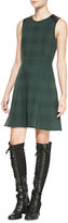 Thumbnail for your product : Rag and Bone 3856 Rag & Bone Gayle Check A-Line Dress