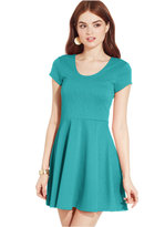 Thumbnail for your product : Planet Gold Juniors' Patterned Skater Dress