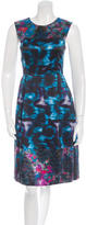 Thumbnail for your product : Erdem Watercolor Silk Dress