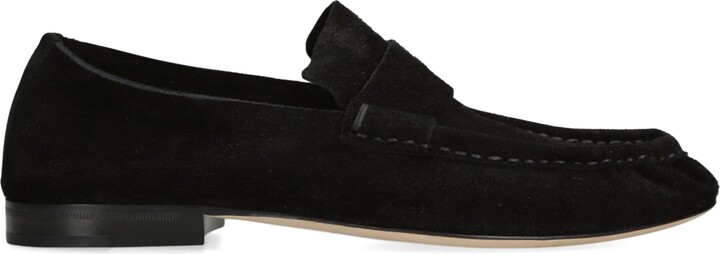 The Row Soft Suede Loafers