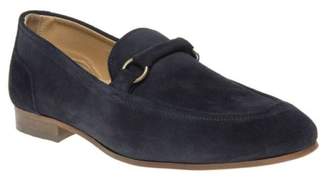 H By Hudson New Mens Blue Renzo Suede Shoes Loafers And Slip Ons On