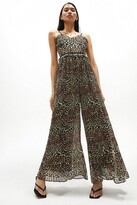 Thumbnail for your product : Coast Pleated Tipped Wide Leg Jumpsuit