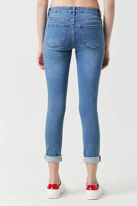 Forever 21 Mid-Rise Skinny Ankle Jeans