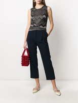 Thumbnail for your product : M Missoni Glitter Knit Wrap Top