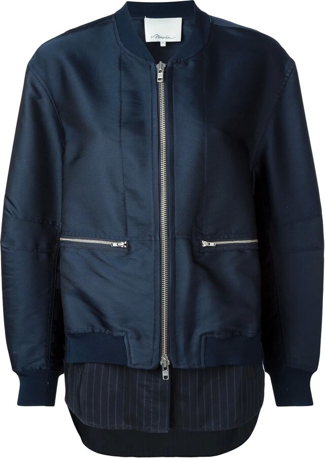 3.1 Phillip Lim Layered Bomber Jacket