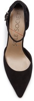 Thumbnail for your product : Sole Society Cadena pointed toe suede heel