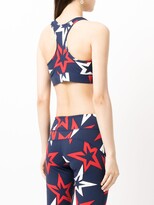 Thumbnail for your product : Perfect Moment Star-Print Cropped Top