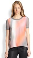 Thumbnail for your product : Elie Tahari Silk-Front Top