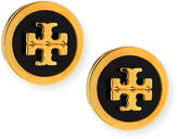 Thumbnail for your product : Tory Burch Lacquered Logo Stud Earrings