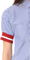 Thumbnail for your product : Stella Jean Short Sleeve Striped Shirt