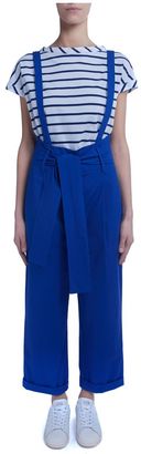 Semi-Couture Pantalone Semicouture Cordell A Vita Alta Bluette