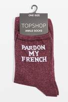 Thumbnail for your product : Pardon my french socks