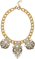 Thumbnail for your product : J.Crew Station Deco gold-tone crystal necklace