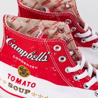 Ubiq Andy Warhol x Converse - Chuck Taylor All-Star Hi "Campbell's Soup"  (Casino | White Mustard) - ShopStyle Sneakers & Athletic Shoes