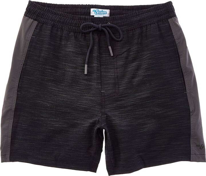 Mr.Swim Colorblocked Stretch Compression Swim Trunk