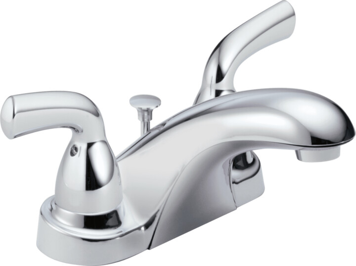 Delta Foundations Two Handle Centerset Bathroom Faucet in Chrome B2510LF