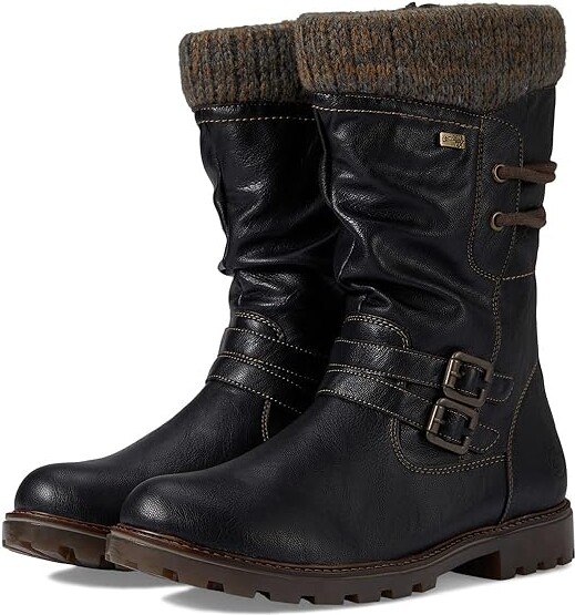 Rieker D8478 Samira 78 (Schwarz/Graphite) Women's Shoes - ShopStyle Boots