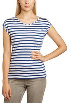 Thumbnail for your product : Esprit Women's 074EO1K033 Striped Crew Neck Short Sleeve T-Shirt