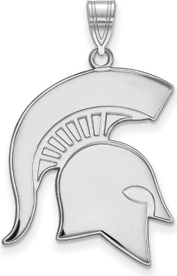 Black Bow Jewelry Co. BlackBowJewelrySterlingSilverMichiganStateSpartansNCAAExtraLargeMascotPendant