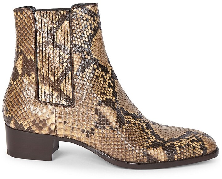 python chelsea boots mens