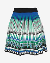 Thumbnail for your product : Torn By Ronny Kobo Abstract Jacquard Flare Skirt
