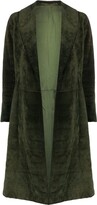 Thumbnail for your product : A.N.G.E.L.O. Vintage Cult 1960s Embroidered Suede Coat