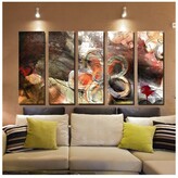 Thumbnail for your product : Ready2hangart Painted Petals Xv Wrapped Canvas Wall Art By Tristan Scott