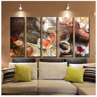 Ready2hangart Painted Petals Xv Wrapped Canvas Wall Art By Tristan Scott