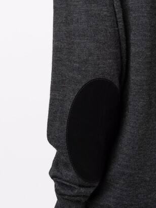 Maison Margiela Leather Elbow Patch Knitted Jumper