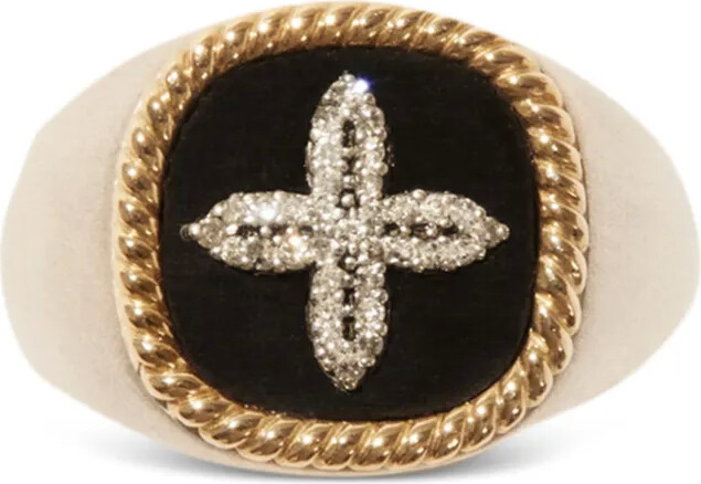 Pascale Monvoisin Bowie diamond signet ring