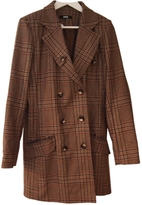 Thumbnail for your product : ASOS Brown Polyester Coat