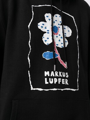 Markus Lupfer Erin flower collage print hoodie