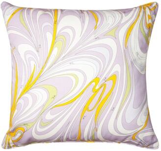 EMILIO PUCCI クッション エミリオ・プッチ イエロー ピンク