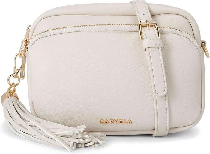 Camel Carvela Large Bailey Chain Bag Carvela 'Mini Bailey Cross