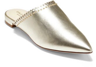 cole haan leather mules