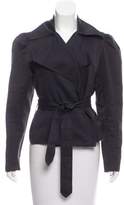 Thumbnail for your product : Behnaz Sarafpour Silk Notched-Lapel Jacket