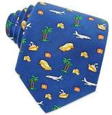 Thumbnail for your product : Renato Balestra Going on Vacation Blue Printed Silk Tie