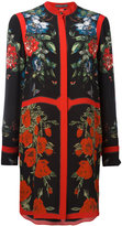 Alexander McQueen - robe-tunique à fleurs - women - Soie - 42