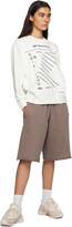 Thumbnail for your product : MM6 MAISON MARGIELA Taupe Bonded Shorts