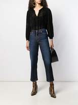 Thumbnail for your product : Liu Jo animal print sheer blouse