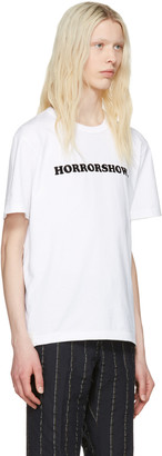 Sacai White horrorshow T-shirt